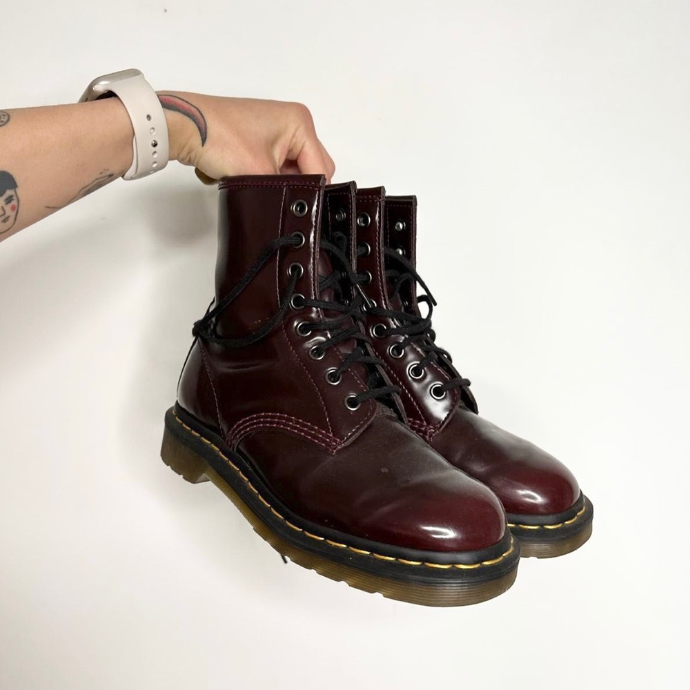 Cherry red dr martens